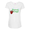 snowy days Maternity Scoop Neck T-shirt
