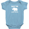 chubby unicorn Baby Onesie
