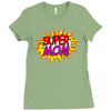 super mom Ladies Fitted T-Shirt