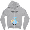 Estimated Delivery September Baby Boy Zipper Hoodie