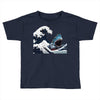 Great White Wave Shark Toddler T-shirt