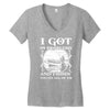 99 problems   fishin' solves all of em Women's V-Neck T-Shirt
