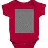 optical illusion skull, ideal gift or birthday present. Baby Bodysuit