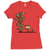 the choice was not hard Ladies Fitted T-Shirt