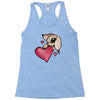 bunny rabbit love Racerback Tank