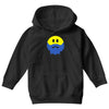 bearded smiley face Youth Hoodie