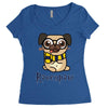 ravenpaw pug Women's Triblend Scoop T-shirt
