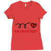 you stole my heart (2) Ladies Fitted T-Shirt