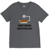 what would macgyver do tshirt funny 80s tv show tee dean richard ander V-Neck Tee
