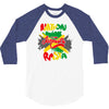 rasta nation, the reggae and dancehall 3/4 Sleeve Shirt