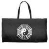 i ching ying and yang Weekender Totes