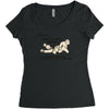 tarantinopoly Women's Triblend Scoop T-shirt