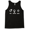 man woman geek Tank Top