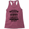 Super Cool Granny Of A Freaking Awesome Granddaughter Racerback Tank