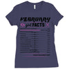 February Girl Facts Pisces Ladies Fitted T-Shirt
