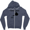 i wet my plants Zipper Hoodie