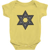 star blacked Baby Bodysuit