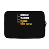 single taken trainin to go super saiyan Laptop sleeve