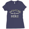 Winter (a213) Ladies Fitted T-Shirt