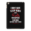 step kids white letter iPad Mini 4