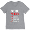 SEX YES HOT SEX SAFE SEX GREAT SEX V-Neck Tee