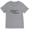 Alcohol Is A Solution V-Neck Tee