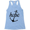 hope anchor religious Racerback Tank
