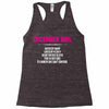 December Girl Hated By Many Racerback Tank