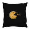 pizza pie chart Throw Pillow