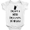 not a nerd (2) Baby Onesie