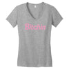 babe Women's V-Neck T-Shirt