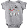 halloween hedgehogs Baby Bodysuit