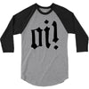 oi punk rock top long sleeve 3/4 Sleeve Shirt