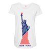 4th of july Maternity Scoop Neck T-shirt