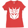 deceptacons logo printed Ladies Fitted T-Shirt