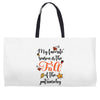 my favorite season is the fall of the patriarchy Weekender Totes