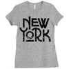 new york 2 Ladies Fitted T-Shirt
