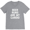 beer run cardio V-Neck Tee