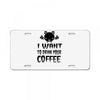 coffee drinkers License Plate