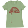 vampire lips Ladies Fitted T-Shirt