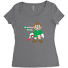 breaking bricks Women's Triblend Scoop T-shirt