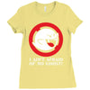 i ain't afraid of no ghost Ladies Fitted T-Shirt
