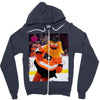 gritty Zipper Hoodie