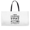 clyling man Weekender Totes