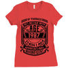 If Things Better 1987 Age Approach Magnificent Ladies Fitted T-Shirt