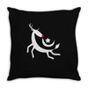 flying rudolph Throw Pillow