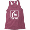 game over daddy funny Racerback Tank