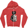 stereo head Zipper Hoodie