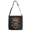 grandpa the man the myth best grandpa ever Adjustable Strap Totes