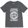 Capricorn Hated By Many Wanted By Plenty V-Neck Tee